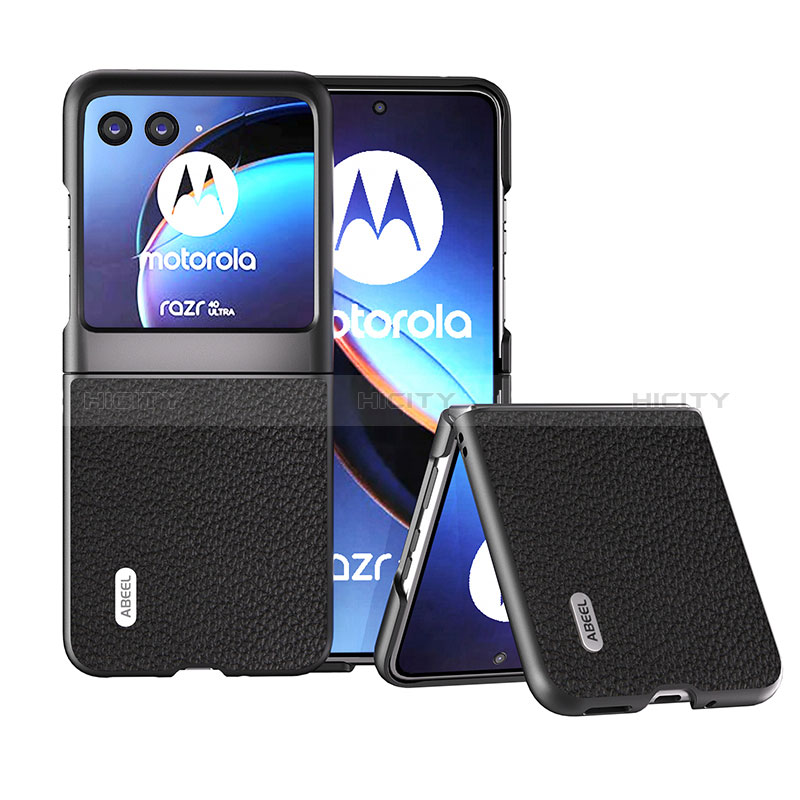 Funda Silicona Goma de Cuero Carcasa B10H para Motorola Moto Razr 40 Ultra 5G