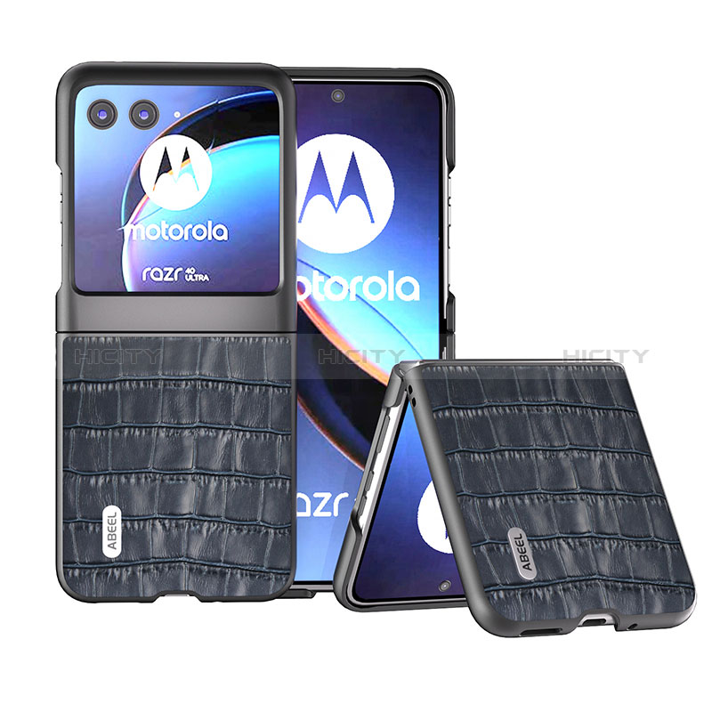 Funda Silicona Goma de Cuero Carcasa B11H para Motorola Moto Razr 40 Ultra 5G