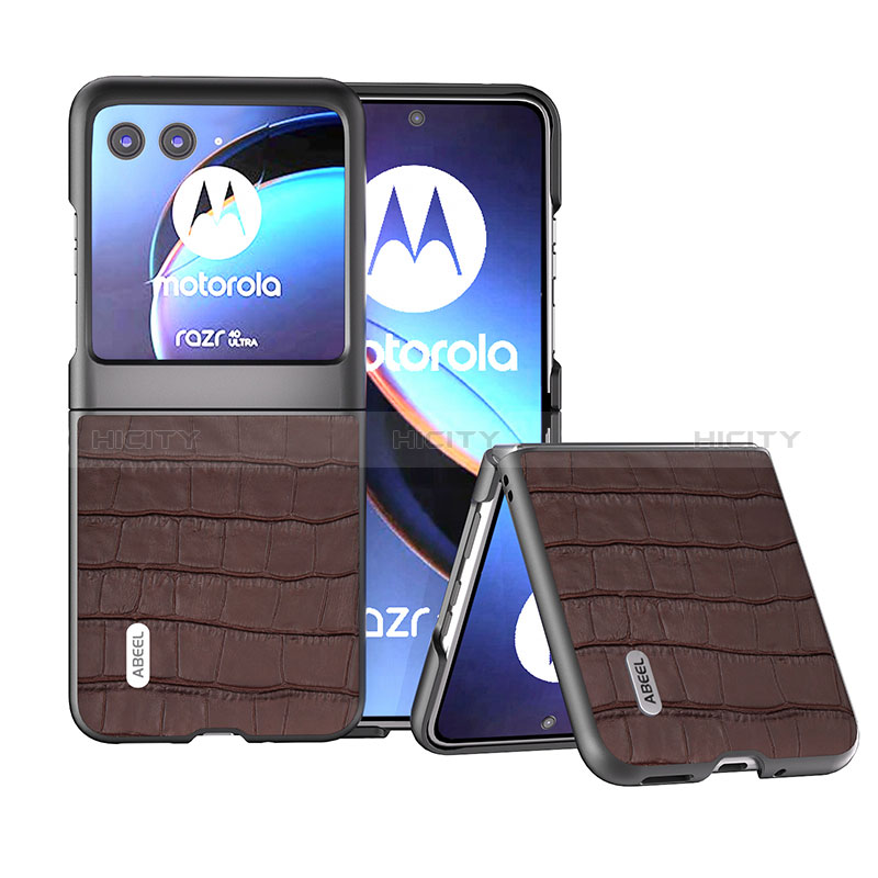 Funda Silicona Goma de Cuero Carcasa B11H para Motorola Moto Razr 40 Ultra 5G