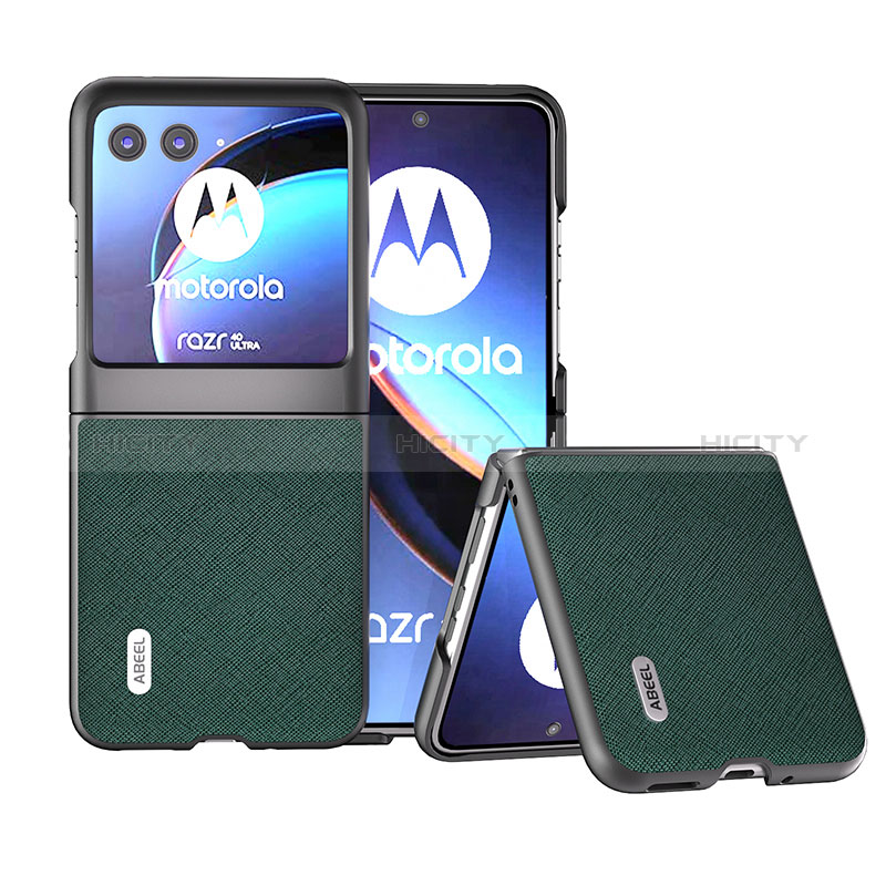 Funda Silicona Goma de Cuero Carcasa B13H para Motorola Moto Razr 40 Ultra 5G