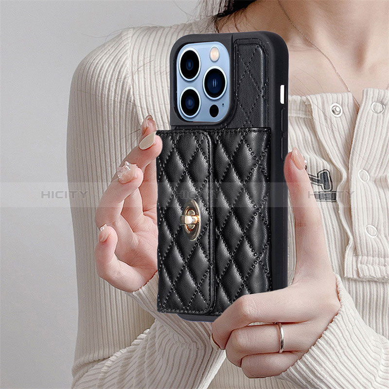 Funda Silicona Goma de Cuero Carcasa BF1 para Apple iPhone 13 Pro Max