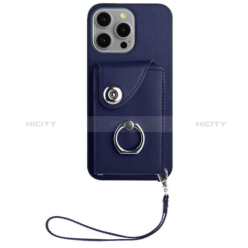 Funda Silicona Goma de Cuero Carcasa BF1 para Apple iPhone 14 Pro Azul