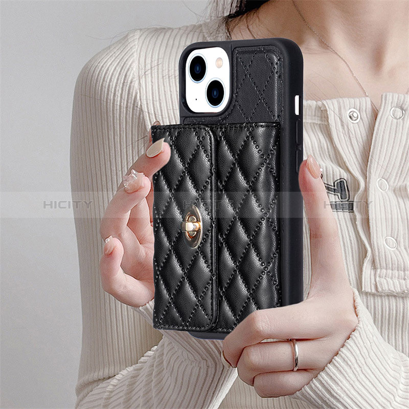 Funda Silicona Goma de Cuero Carcasa BF1 para Apple iPhone 15 Plus