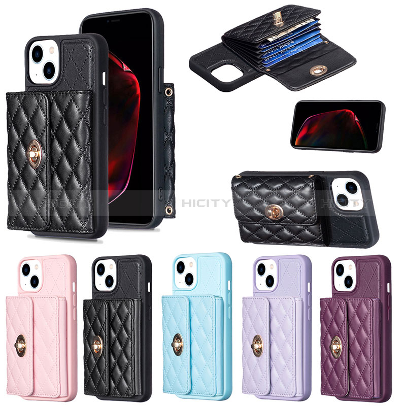 Funda Silicona Goma de Cuero Carcasa BF1 para Apple iPhone 15 Plus