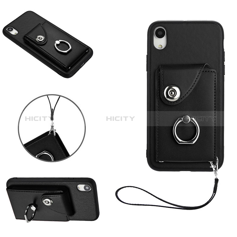 Funda Silicona Goma de Cuero Carcasa BF1 para Apple iPhone XR