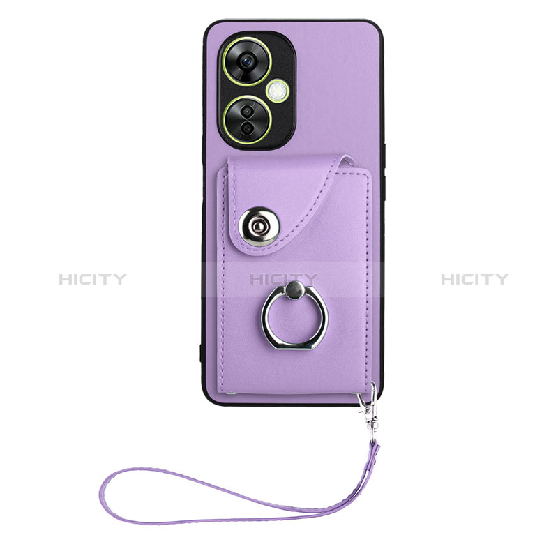 Funda Silicona Goma de Cuero Carcasa BF1 para OnePlus Nord CE 3 Lite 5G Morado