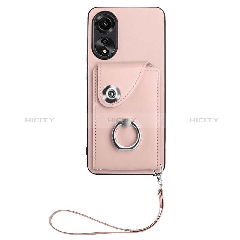 Funda Silicona Goma de Cuero Carcasa BF1 para Oppo A78 4G