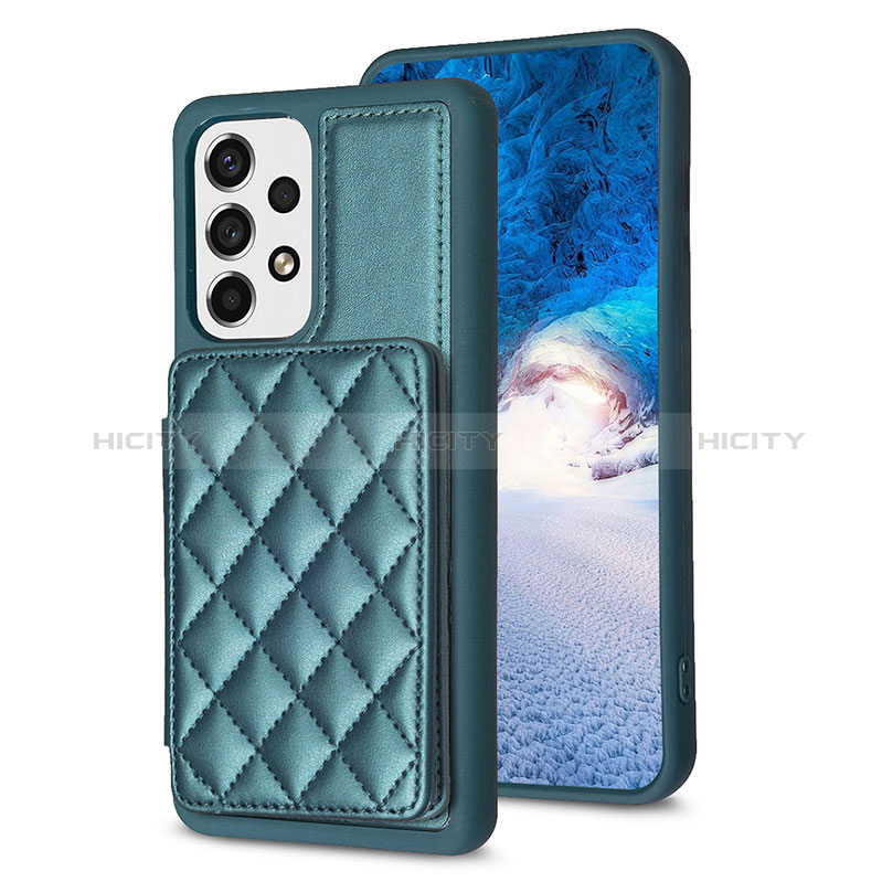 Funda Silicona Goma de Cuero Carcasa BF1 para Samsung Galaxy A13 4G Verde