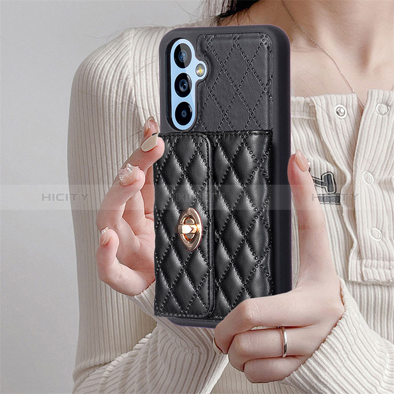 Funda Silicona Goma de Cuero Carcasa BF1 para Samsung Galaxy Quantum4 5G