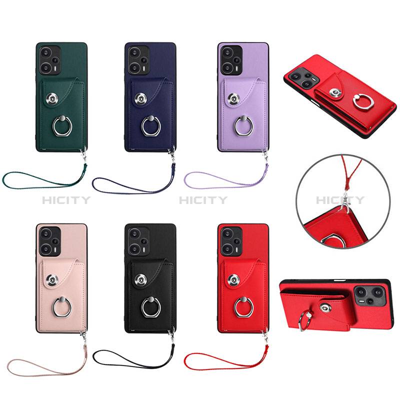 Funda Silicona Goma de Cuero Carcasa BF1 para Xiaomi Poco F5 5G