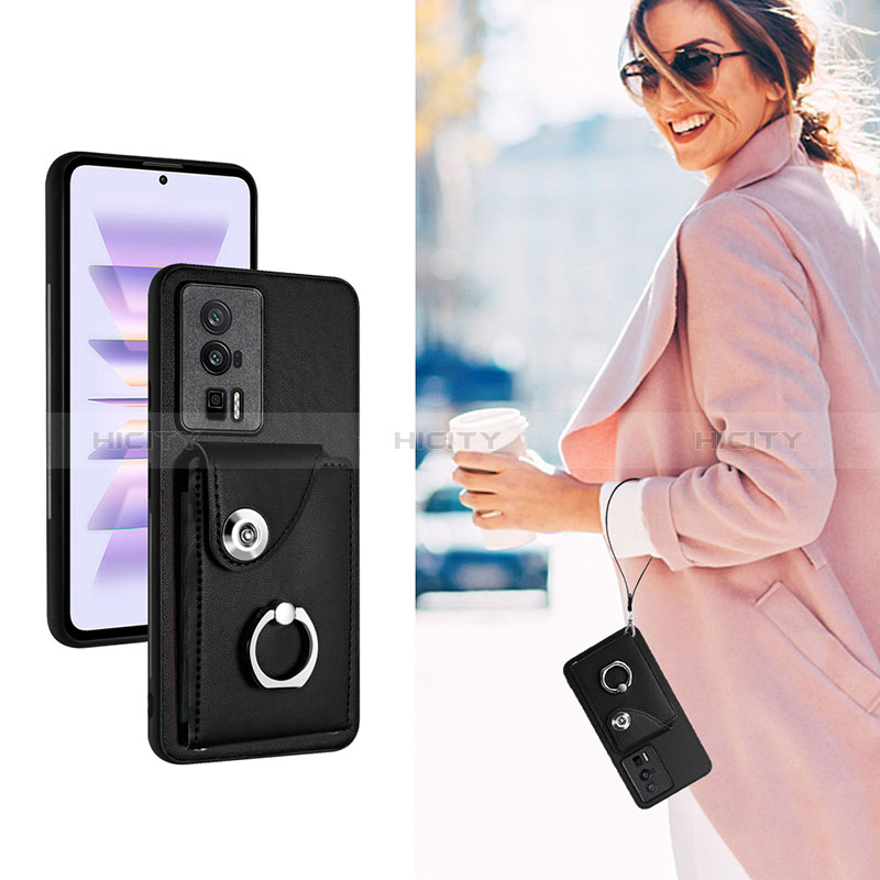 Funda Silicona Goma de Cuero Carcasa BF1 para Xiaomi Poco F5 Pro 5G