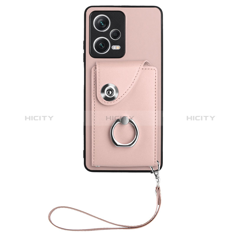 Funda Silicona Goma de Cuero Carcasa BF1 para Xiaomi Poco X5 5G Oro Rosa