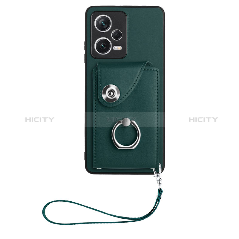 Funda Silicona Goma de Cuero Carcasa BF1 para Xiaomi Poco X5 5G Verde Noche