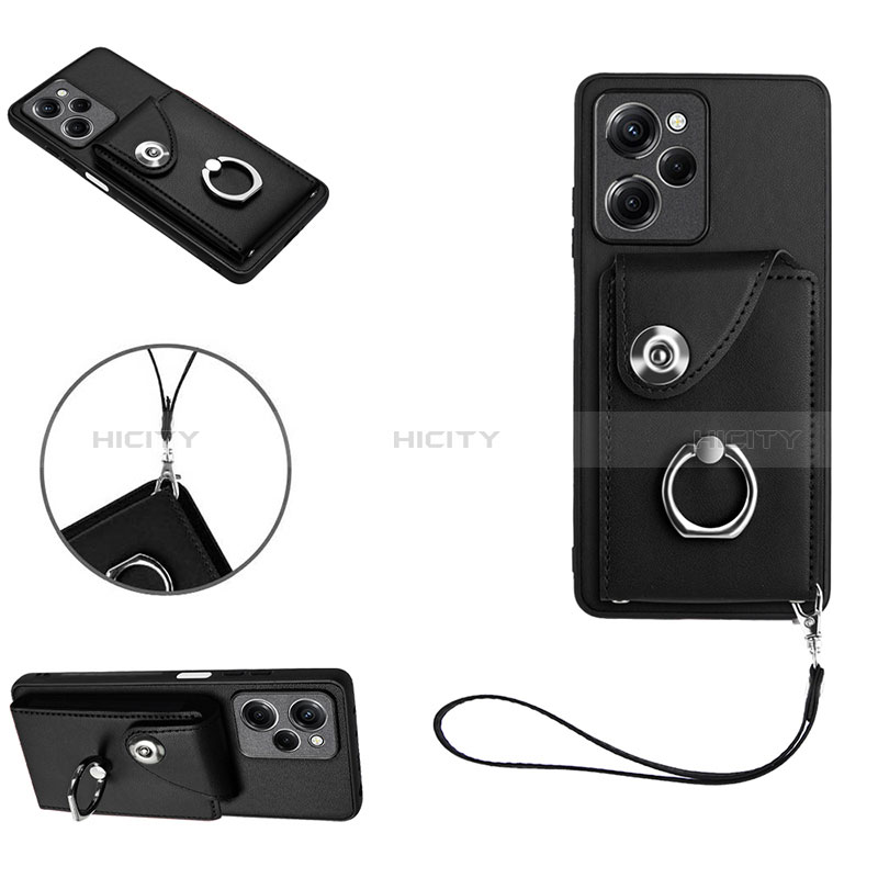 Funda Silicona Goma de Cuero Carcasa BF1 para Xiaomi Redmi Note 12 Pro Speed 5G