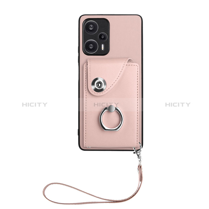 Funda Silicona Goma de Cuero Carcasa BF1 para Xiaomi Redmi Note 12 Turbo 5G Oro Rosa