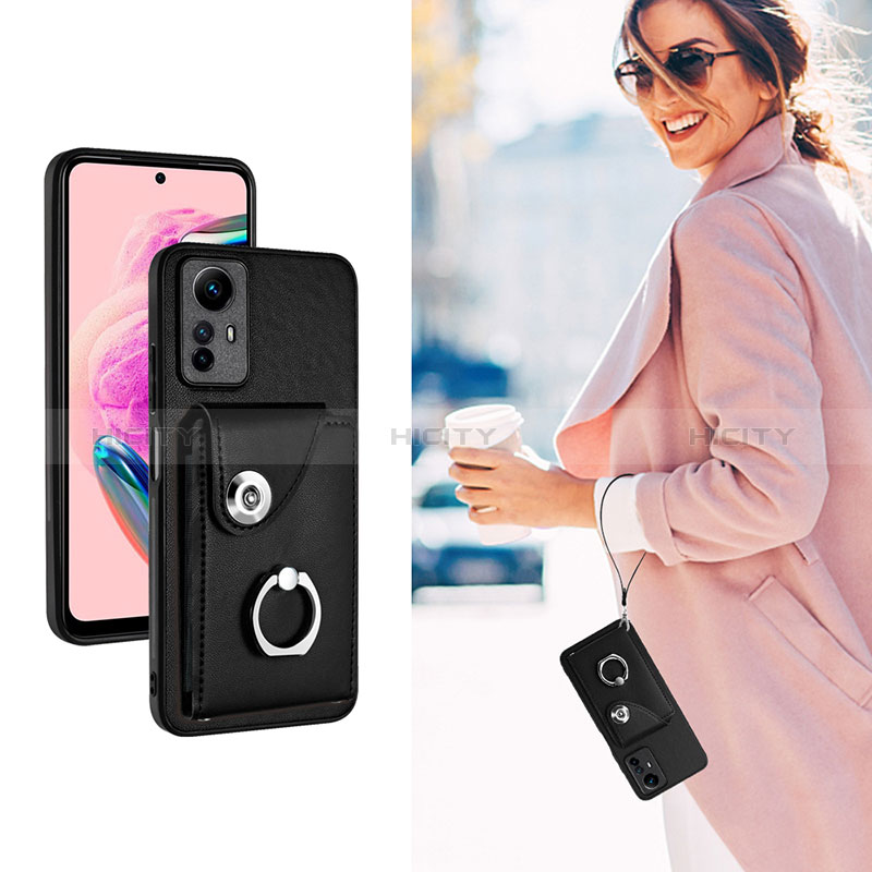 Funda Silicona Goma de Cuero Carcasa BF1 para Xiaomi Redmi Note 12S