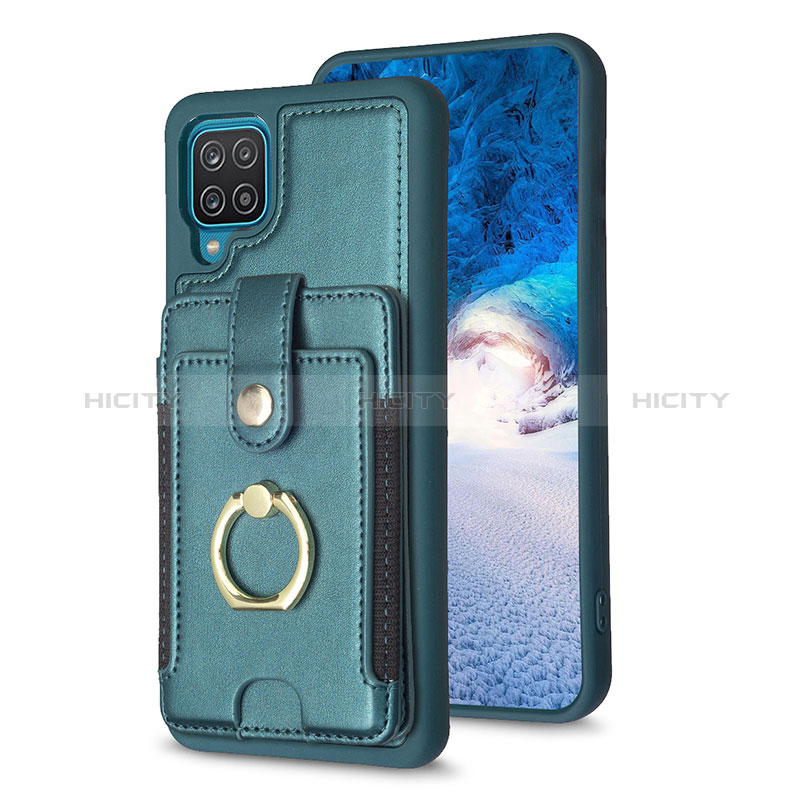 Funda Silicona Goma de Cuero Carcasa BF2 para Samsung Galaxy A12