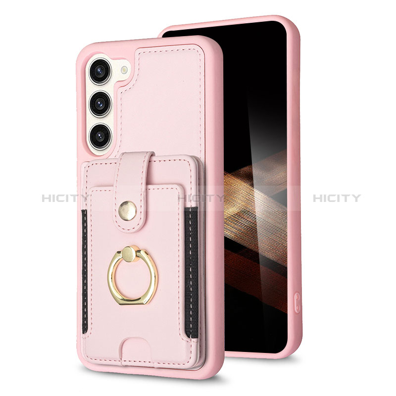 Funda Silicona Goma de Cuero Carcasa BF2 para Samsung Galaxy S24 5G Oro Rosa