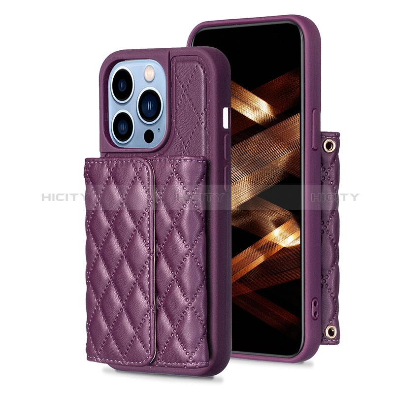 Funda Silicona Goma de Cuero Carcasa BF3 para Apple iPhone 14 Pro Max