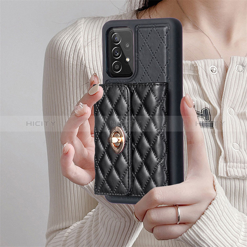 Funda Silicona Goma de Cuero Carcasa BF3 para Samsung Galaxy A52 5G