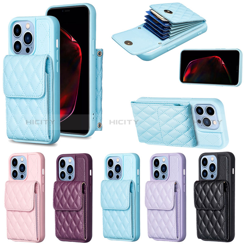 Funda Silicona Goma de Cuero Carcasa BF4 para Apple iPhone 13 Pro