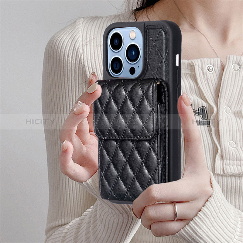 Funda Silicona Goma de Cuero Carcasa BF4 para Apple iPhone 15 Pro Max