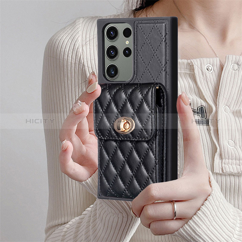 Funda Silicona Goma de Cuero Carcasa BF4 para Samsung Galaxy S24 Ultra 5G