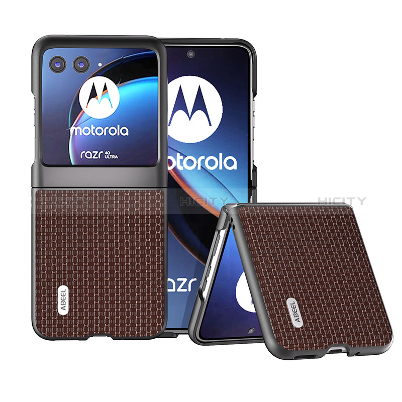 Funda Silicona Goma de Cuero Carcasa BH4 para Motorola Moto Razr 40 Ultra 5G