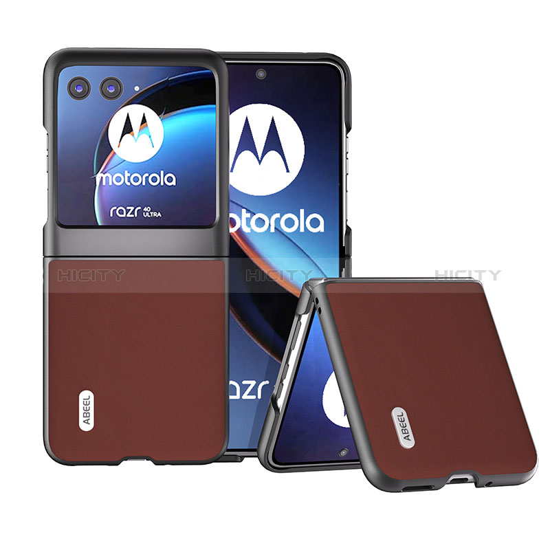 Funda Silicona Goma de Cuero Carcasa BH5 para Motorola Moto Razr 40 Ultra 5G