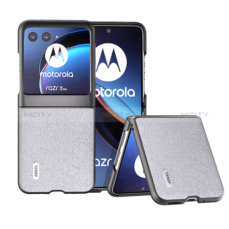 Funda Silicona Goma de Cuero Carcasa BH6 para Motorola Moto Razr 40 Ultra 5G