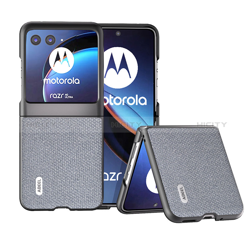 Funda Silicona Goma de Cuero Carcasa BH6 para Motorola Moto Razr 40 Ultra 5G