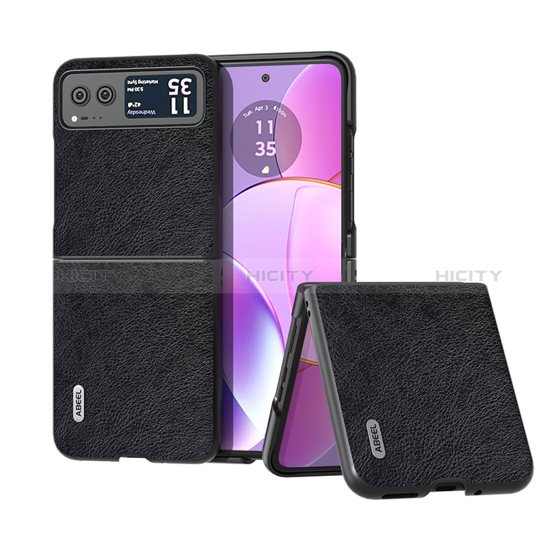 Funda Silicona Goma de Cuero Carcasa BH7 para Motorola Moto Razr 40 5G