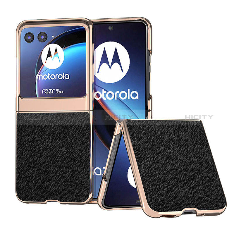 Funda Silicona Goma de Cuero Carcasa BH9 para Motorola Moto Razr 40 Ultra 5G