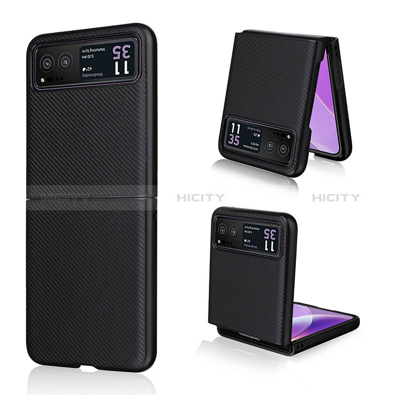 Funda Silicona Goma de Cuero Carcasa BY1 para Motorola Moto Razr 40 5G