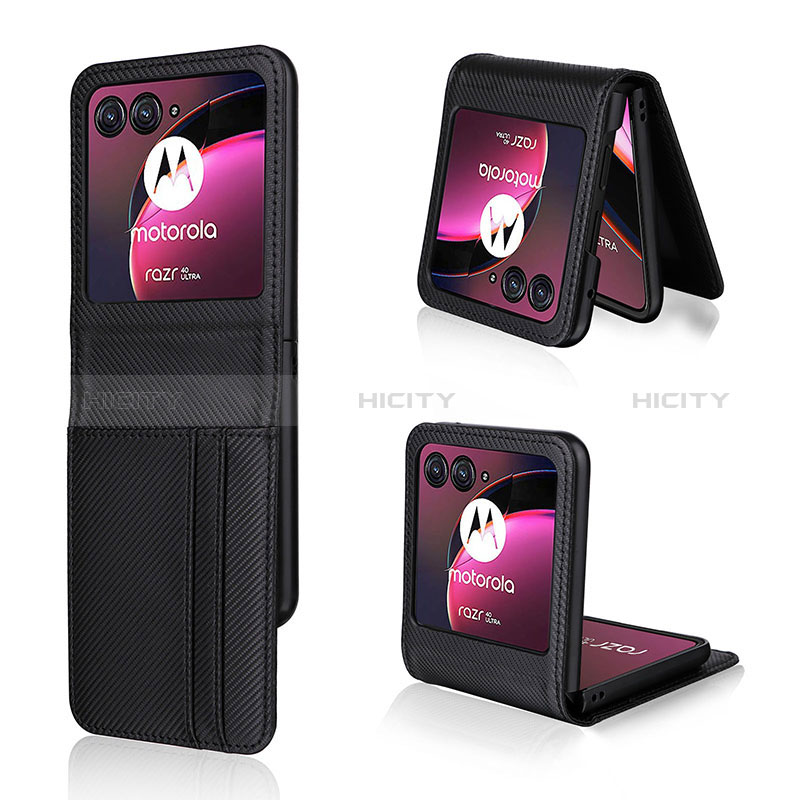 Funda Silicona Goma de Cuero Carcasa BY1 para Motorola Moto Razr 40 Ultra 5G