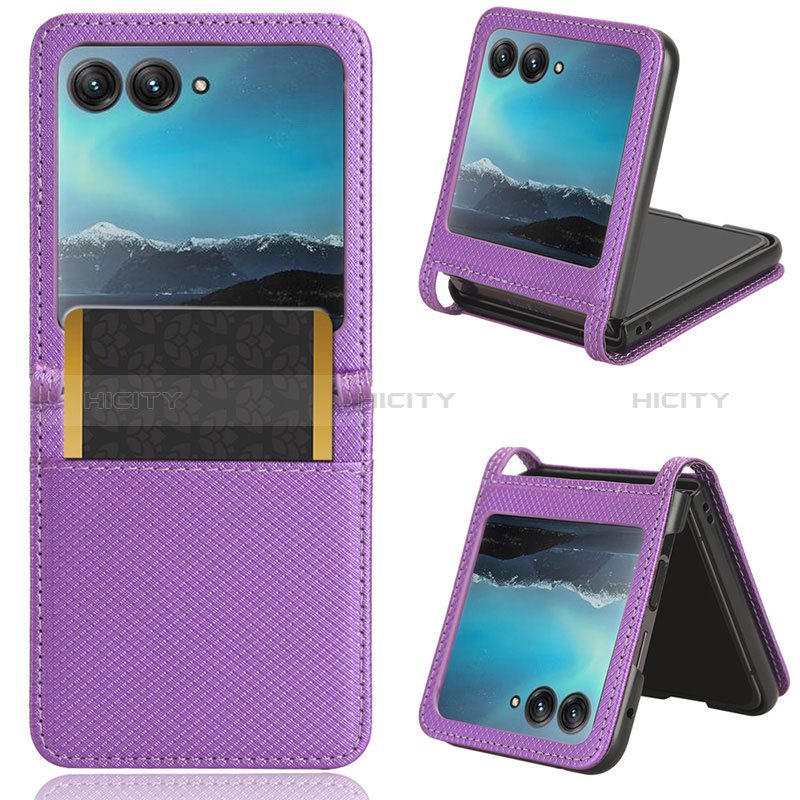 Funda Silicona Goma de Cuero Carcasa BY6 para Motorola Moto Razr 40 Ultra 5G