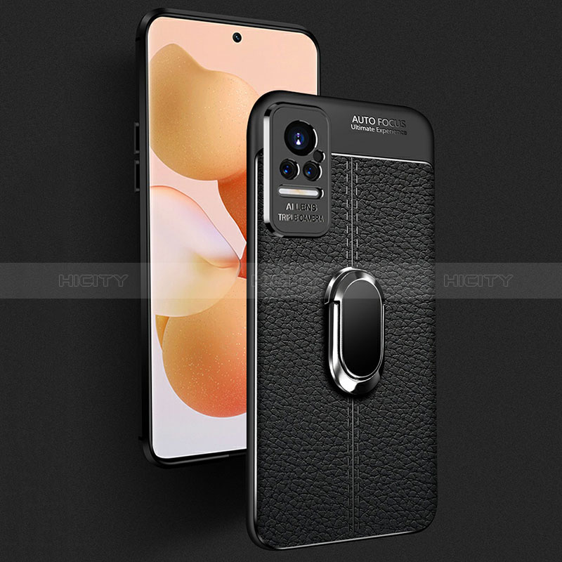 Funda Silicona Goma de Cuero Carcasa con Magnetico Anillo de dedo Soporte para Xiaomi Civi 1S 5G