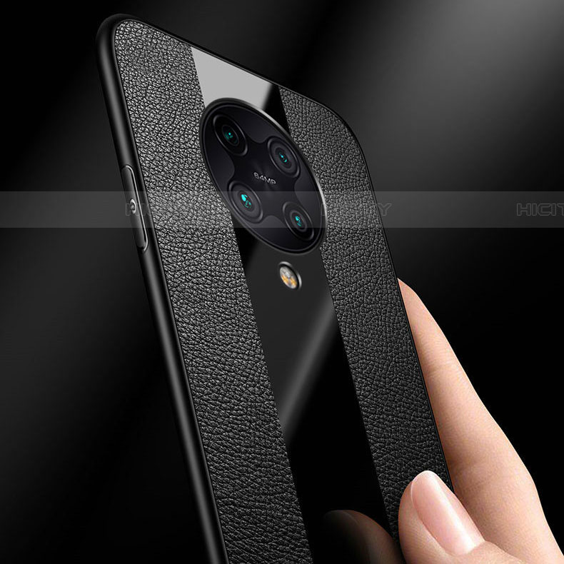 Funda Silicona Goma de Cuero Carcasa con Magnetico Anillo de dedo Soporte para Xiaomi Redmi K30 Pro 5G