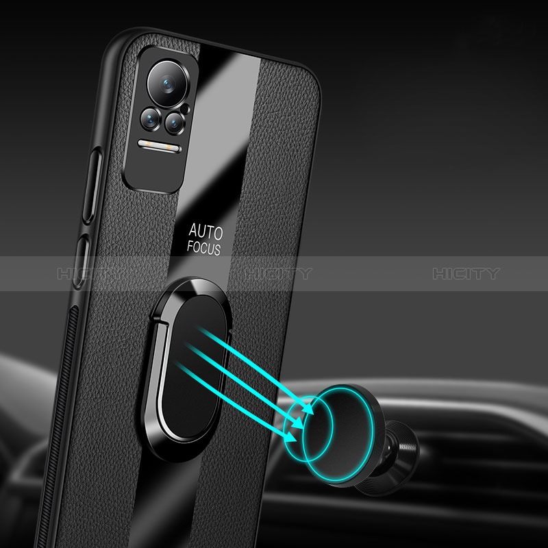 Funda Silicona Goma de Cuero Carcasa con Magnetico Anillo de dedo Soporte PB1 para Xiaomi Civi 1S 5G