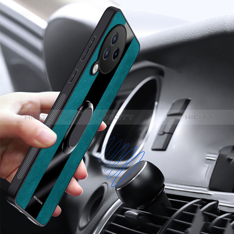 Funda Silicona Goma de Cuero Carcasa con Magnetico Anillo de dedo Soporte PB1 para Xiaomi Civi 3 5G