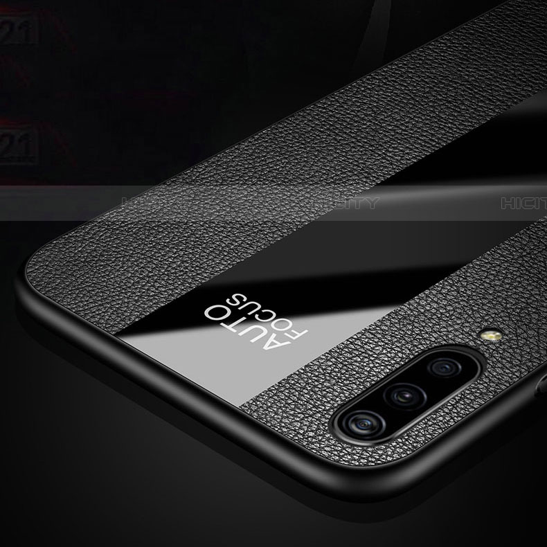 Funda Silicona Goma de Cuero Carcasa con Magnetico Anillo de dedo Soporte T01 para Samsung Galaxy A70