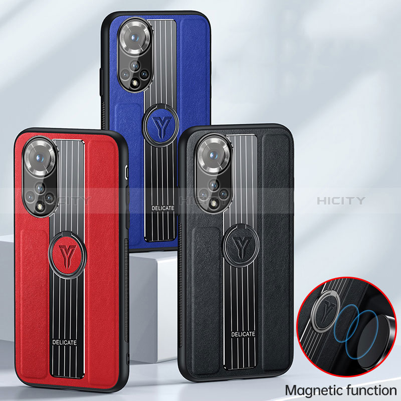 Funda Silicona Goma de Cuero Carcasa con Magnetico FL1 para Huawei Nova 9