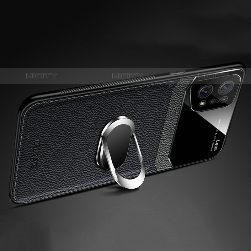 Funda Silicona Goma de Cuero Carcasa con Magnetico FL1 para Oppo Find X5 Pro 5G