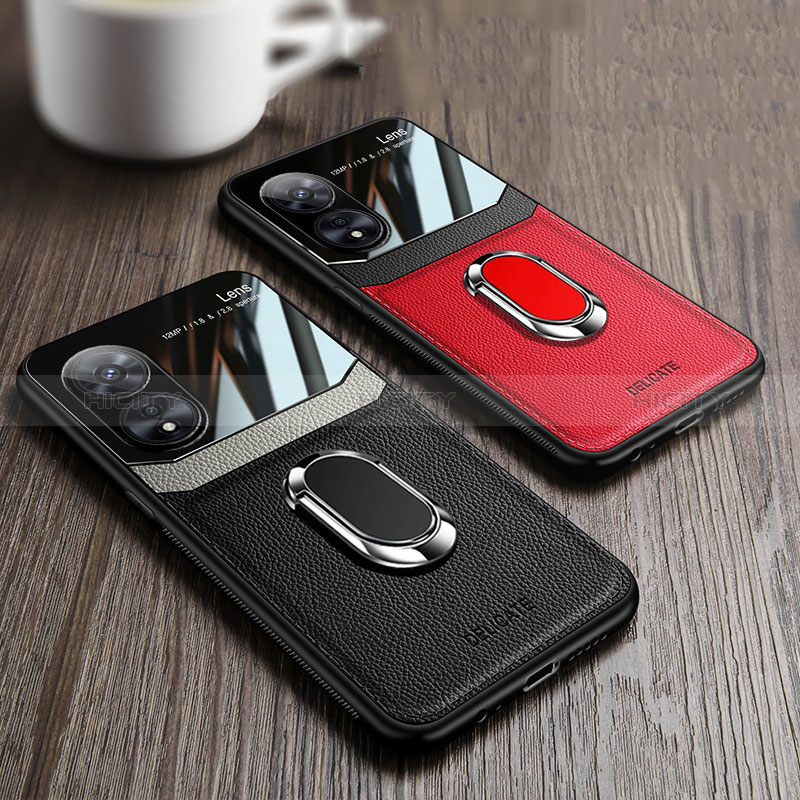 Funda Silicona Goma de Cuero Carcasa con Magnetico FL1 para Oppo Reno8 T 5G