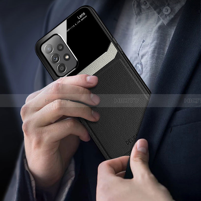 Funda Silicona Goma de Cuero Carcasa con Magnetico FL1 para Samsung Galaxy A23 4G