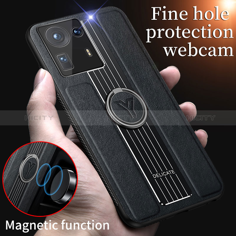 Funda Silicona Goma de Cuero Carcasa con Magnetico FL1 para Xiaomi Mi Mix 4 5G