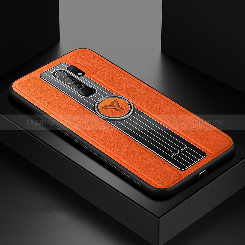 Funda Silicona Goma de Cuero Carcasa con Magnetico FL1 para Xiaomi Poco M2