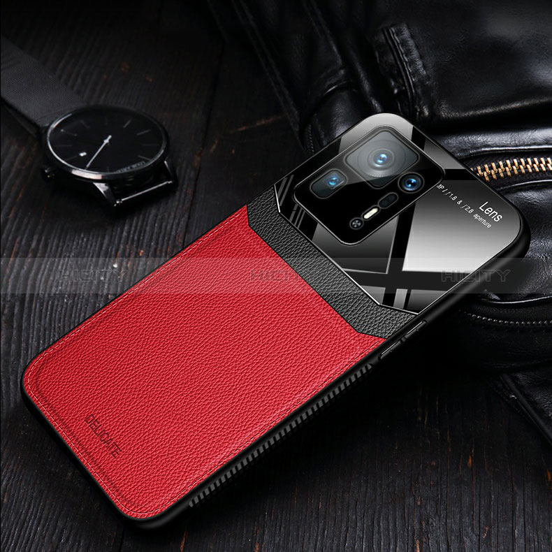 Funda Silicona Goma de Cuero Carcasa con Magnetico FL2 para Xiaomi Mi Mix 4 5G