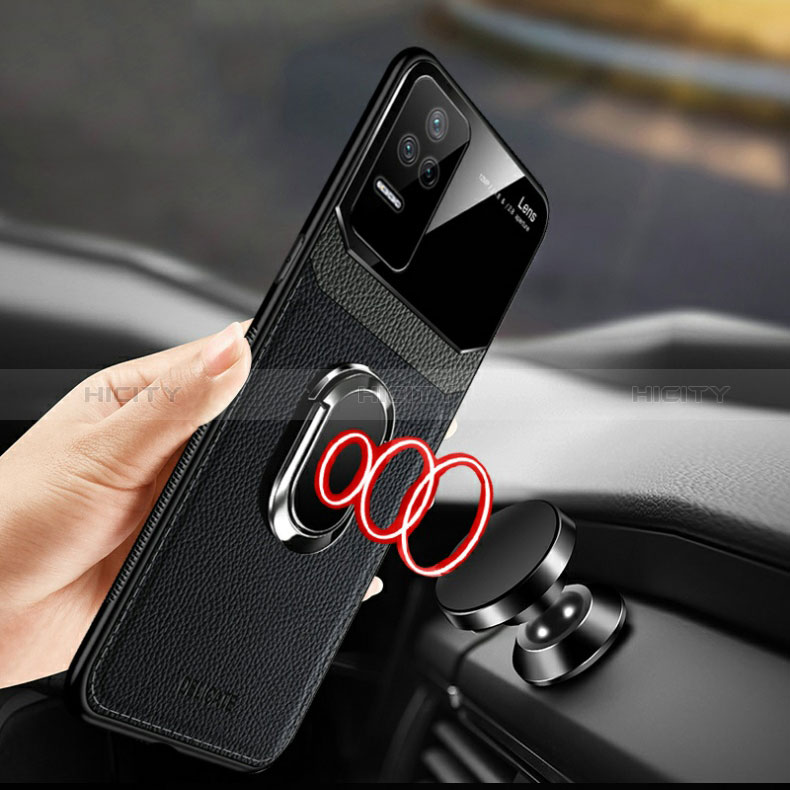 Funda Silicona Goma de Cuero Carcasa con Magnetico FL2 para Xiaomi Redmi K50 5G