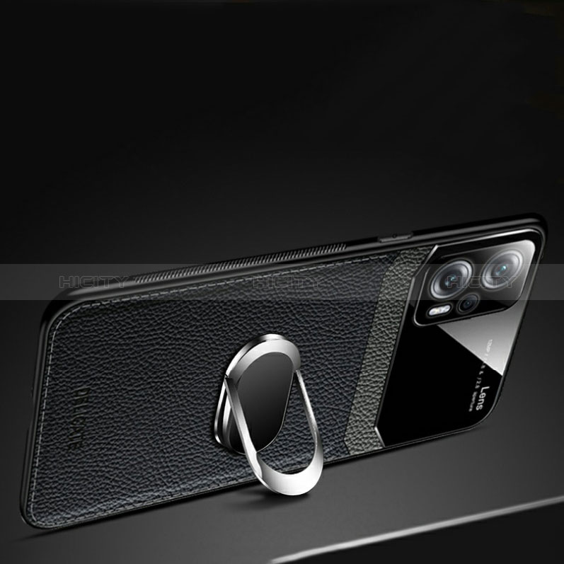 Funda Silicona Goma de Cuero Carcasa con Magnetico FL2 para Xiaomi Redmi Note 11T Pro+ Plus 5G